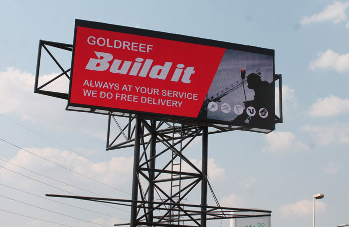 THE MOST ENERGY SAVING SCREEN P10 PRO LED BILLBOARD SCREEN IN SOUTH AFRICA